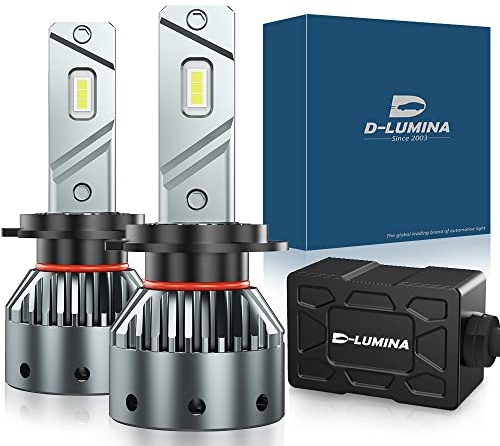 D-Lumina Canbus H7 LED-billampa anti-fel 100 W 1 6 000 LM bil billampa konvertering ljus 6 000K - 2 års garanti, 2 st
