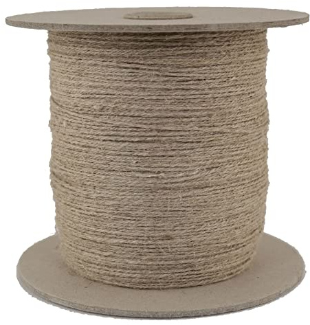 Leinengarn/Garn aus Leinen/Flachsgarn - Gewicht: 400g - unbehandelt natur, ideal zum stricken - häkeln - weben - flechten usw. - aus europäischen Anbau - Lauflänge 800 Meter