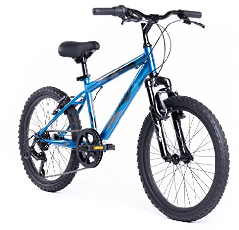 Huffy Unisex, Jugendliche Blue Stone Mountain Mountainbike, 50,8 cm (20 Zoll), Blau, 51 cm
