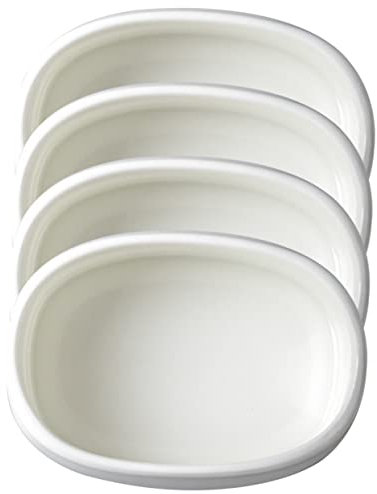 Cabilock 4pcs Ceramic Tea Bag and Sugar Canister Set White Egg-Shaped Storage Containers Stackable Household Organizers for Tea Coffee and Candy