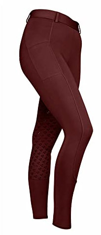 Aubrion Mädchen Reithose Albany (11-12 Jahre) (Schwarzkirsche)