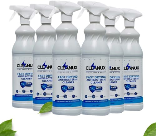 Fast Drying Antibacterial Cleaner (Pack of 6)