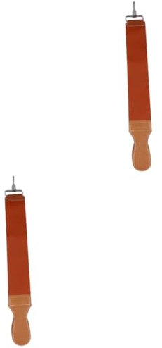 DOITOOL 2stücke Leder Und Canvas Rasiermesser Abziehriemen Doppel-layer Schärfstrap Für Glatte Rasierklingen Und Holzschnitzwerkzeuge Robustes Rindsleder Für Optimales Schärfen Und
