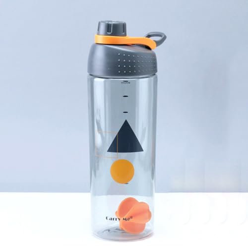 Vllcsla Protein Shaker Bouteille Sports 800ml Leak Proof Shake Bottle Mixer pour Shakes Protéinés et Substituts de Repas Shakes Sans BPA Blender Cup