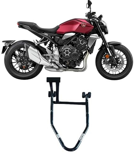 Cavalletto alzamoto alza moto monobraccio completo di perno pin per alzare sollevare la ruota posteriore retrotreno compatibile con Honda CB 1000 CB1000 DAL 2008 AL 2014 E DAL 2021 AL 2024