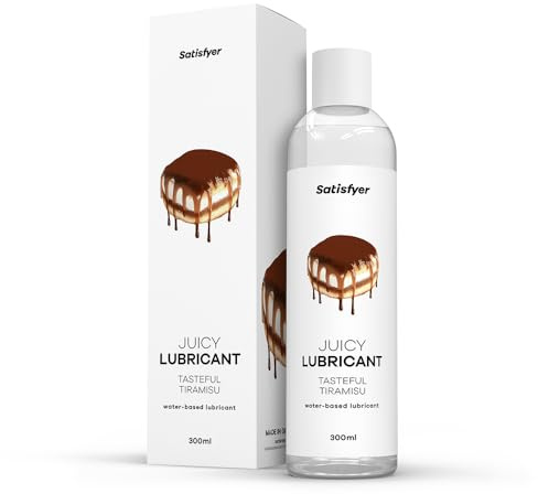 Satisfyer Tasteful Tiramisu | Wasserbasiertes Gleitmittel | 300 ml | Wasserbasiertes Gleitmittel für empfindliche Haut | Öl- & fettfrei, leicht abwaschbar & kondomgeeignet | Gleitgel für Sex