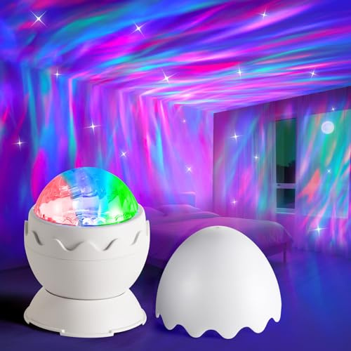 FINDISCO Proiettore RGB a LED per luci notturne, lampada notturna per casa, camera, camera da letto, regali di compleanno e Natale, versione base, facile da usare