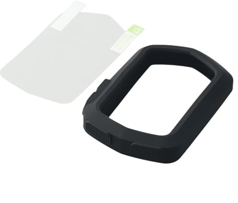 Honseadek Funda protectora de silicona para navegador de bicicleta con protector de pantalla, protector a prueba de golpes para Film Plus Road