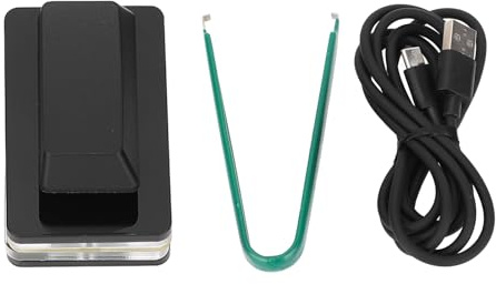 Spryflower Programmierbare USB - Einzel - Tastatur OSU Keypad mit Roten Mechanischen Schaltern, RGB - Hintergrundbeleuchtung, Typ - C - Kabel, für PC Linux macOS (Schwarz)