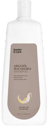 basler Arganöl Macadamia Shampoo Sparflasche 1 Liter - Ergiebige Größe | Shampoo Arganöl