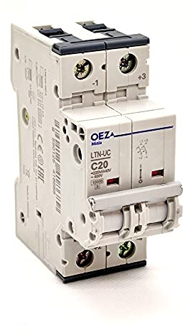2pol DC Leitungs-Schutzschalter LS 20A bis 440V Made in Germany Solar PV 10kA 2P Gleichstrom Niederspannung Automat