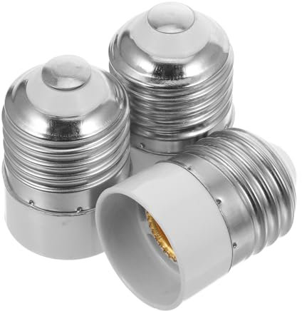 DIYEAH 3 Piezas Portalámparas Convertidor De Base De Lámpara Adaptador De Portalámparas De Techo Interior