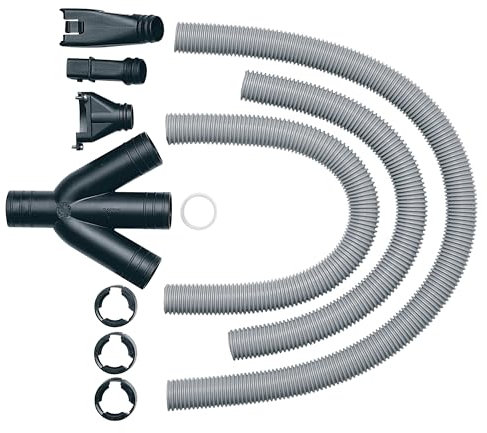 DEWALT Absaugset (mit Original Systemzubehör, 35 mm, kompatibel mit DW700, robustes und langlebiges Material für Langzeiteinsätze) DE7778