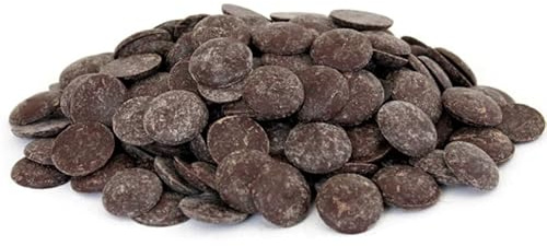 Sugar Free Chocolate Discs by Its Delish, 2 Lbs Bulk Bag | Dark Chocolate Meltables For Baking & Confectionery, Pastry Chefs, Chocolatiers, Home Bakers & Sweet Snacking | Non-Dairy, Vegan, Kosher Parve