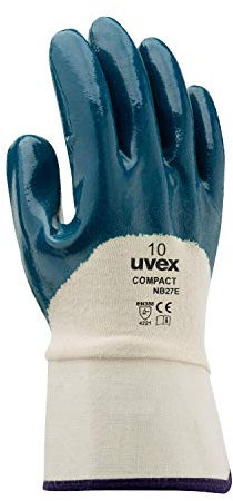 uvex g_6094610_4048612042656 Nitril-HS, compact NB27E, Gr. 10, Blau