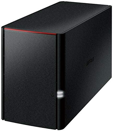 BUFFALO LinkStation 220 12TB NAS-Netzwerkspeicher mit 2 Einschüben Festplattenspeicher Inklusive NAS-Speicher, der als Heimnetzwerkspeicher oder Heimnetzwerkspeicher fungiert