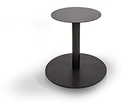 moebel-eins Tischgestell für Gastro Bartisch rund, Material Stahl, schwarz