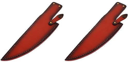 UPKOCH Cubrir Protector De Borde Paquete De 2 Protectores De Cuchillos De Cuero Protector De Cuchillos De Cocina De Cuchillos Para El Hogar Cambiar Cuchillas Caso