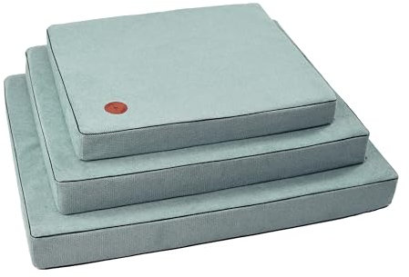 BORN2REST Bettmatte Orthopädische Matratze für Hunde und Katze waschbar Bunte Hundematratze Reißverschluss Matten Hector Visco-Matratze Hundsofa M-XL (Minz, XL 100 x 80 x 10 cm)