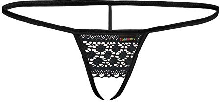 Sohimary 408 Femme Mini String Dentelle Ouvert