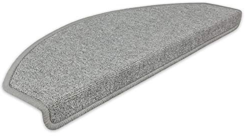 Kettelservice-Metzker Stufenmatten Treppen-Teppich Rambo 15er SparSet 17 Farben (-A-Hellgrau-)