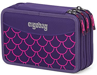 ergobag Lyra Buntstifte und Filzstifte, Münzfach, Lineal, Schere, 40 Stück