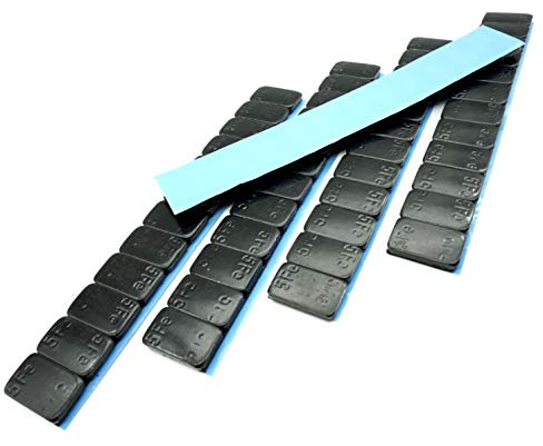 NAAA 300g Auswuchtgewichte schwarz kunststoffbeschichtete Stahlgewichtsriegel 5x60g