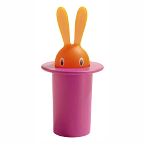 Bodhi2000 Distributeur de cure-dents portable en forme de lapin de dessin animé pour restaurant/cuisine Rouge
