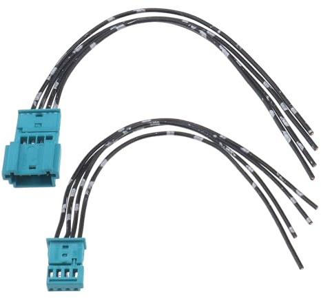 2 connettori di riparazione auto a 4 poli, cablaggio elettrico di collegamento 61132359994 61138380696 Maschio Femmina riparazione cablaggio compatibile con BMW