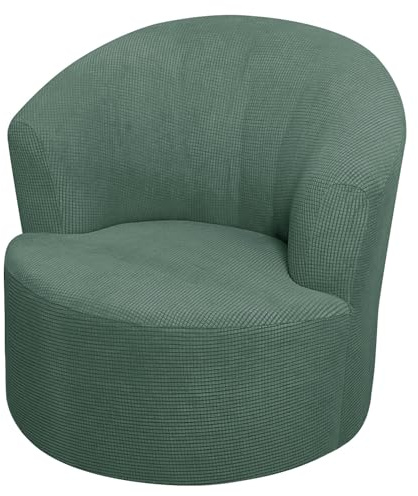 JORTUIO Runden Stuhlhussen Stretch Jacquard Clubsessel Sessel Bezug Abnehmbare Waschbare Universal Sofabezug Stuhlbezüge Weicher Möbelschutz Sitzbezug für Hochzeiten, Partys, Hotels (Color : #11)