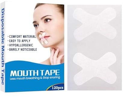 Mouth Tape For Sleeping,Sleep Strips Mundband,Mouth Tape Für Hilft Gegen Schnarchen,Mundpflaster Schlafen,Mundpflaster Anti‑Snoring Patch Für Verbessern Sie Die Schlafqualität, Weniger Mundatmung