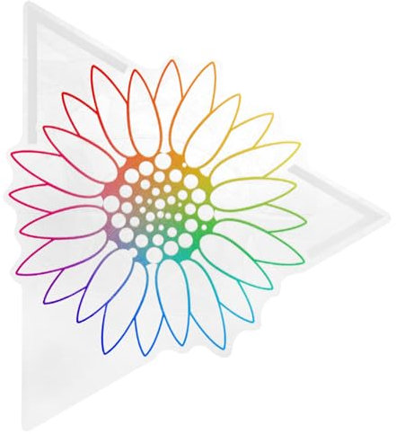 HEMOTON Prisma Fenster Aufkleber Regenbogen Dekoration Sichtschutzfolie Selbstklebend Für Wohnzimmer Schlafzimmer Küche Fenster Ohne Klebstoff Leicht Anzuwenden Entfernen
