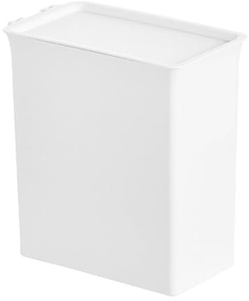 Scatola Porta Detersivi per Bucato, Organizer Salvaspazio con Coperchio per Lavanderia, Realizzato in Plastica