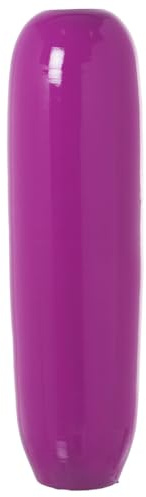 Alexandra House Living Jarrón de Suelo Violeta Cerámica Brillante 22 x 21 x 77 cm