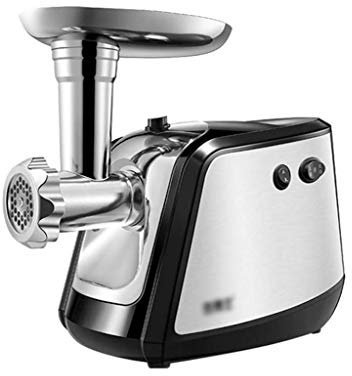 Tritacarne Elettrico, Tritacarne Insaccatrice per SalsicceTritacarne Elettrico Lame in Acciaio Inossidabile, Kit Incluso per Uso Commerciale Domestico