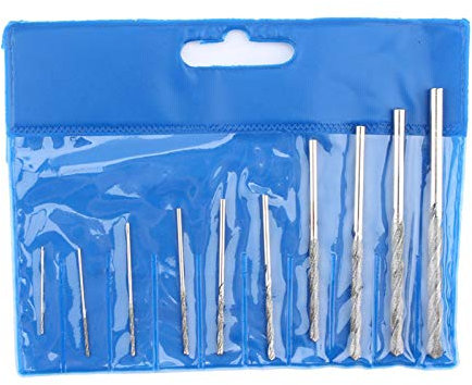 Punta da Trapano con Punta Diamantata, Set di Punte per Piastrelle 10X Set di Punte da Trapano con Punta Diamantata Punte da Trapano per Piastrelle di Vetro Pietra 0,8‑4,0 Mm