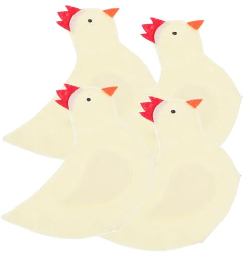 VINTORKY 4 Stück Osterei-Set Eierhalter Eierbehälter für den Kühlschrank easter egg decoration Ostereier-Verpackung Dekoration für Ostereiertüten Eierschützer für Ostern Küken Stoff