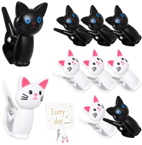 Cabilock 16Pcs Windproof Towel Clips Anti-Skid Clothes Clips Anti-Slip Quilt Clips Cartoon Cat Paw Plastic Clips for Laundry Curtain and Sheet Use Outdoor Windproof Fastening