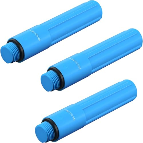 Feekoon 1/2 Inch MNPT Bathroom Shower Test Plug, Reusable Pressure Testing Plug for Shower and Tub Installations, Easy to Install (3 Pack)
