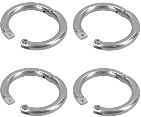 8mm Lockable Split Round Ring Shackle 316 Stainless Steel Splitring