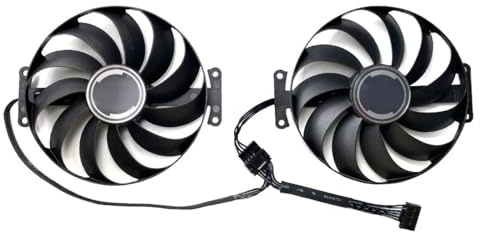 LFGOZSD For ASUS for Radeon RX7700XT 7800XT 7900 DUAL OC Graphics Card Replacement Fan(A pair of fans)