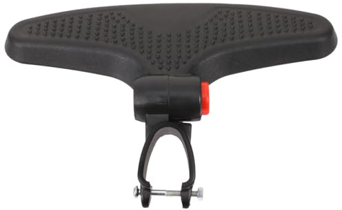 Kinderwagen Fußpedal Verlängerung mit Fußstütze, Kunststoff, Schwarz | Babyzubehör für Kinderwagen, Leicht zu Montieren, Robustes Brett, zur Entspannung und Beinstütze