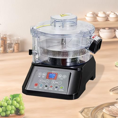 Lissontine Grape Peeler with Touch Control | Automatic Fruit Peeler with Lcd Display | Efficient Peeler for Grapes, Cherry Tomatoes, And More | Commercial Use Black