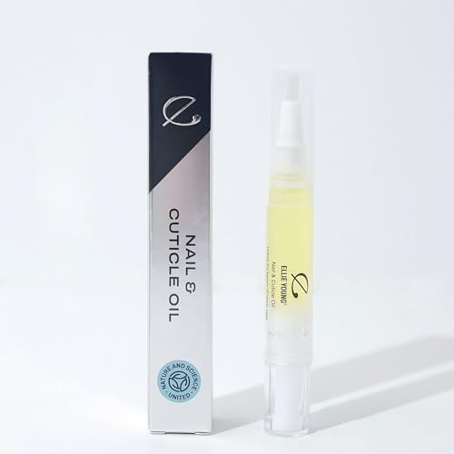 Ellie Young Cuticle Oil Pen, Hydrating and Growth, Moisturizing, Strengthening, Stimulating Cuticle Oil for Daily Nail Care Handy Nail Polish Manicure 4ML