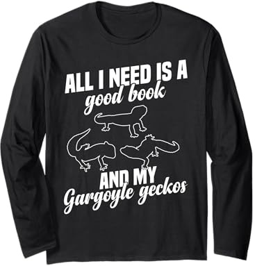 Gargoyle Gecko Reptile Lover | Funny Lizard Pet Owner Long Sleeve T-Shirt