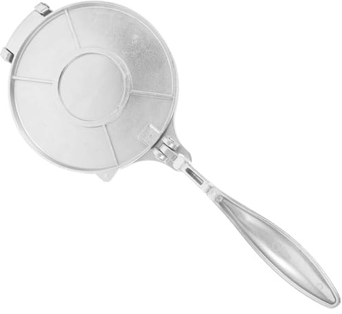 Healeved Prensa Tortillas Mexicanas Diseño Redondo y Ecológico de Aleación de Aluminio Máquina Plegable para Hacer Tortillas de Maíz y Masa para Cocina