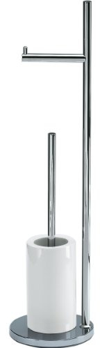 Decor Walther 0838400 DW 6700 WC Kombination, Chrom/weiß