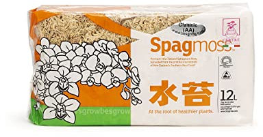 Sfagno Naturale - Ideale per Bonsai, Piante Carnivore, Orchidee - 12 Litri, 150 g