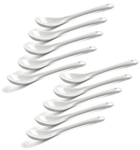 10er SET - Porzellan Teelöffel 12,5 cm von Maxwell & Williams Accessoires/Porzellanlöffel