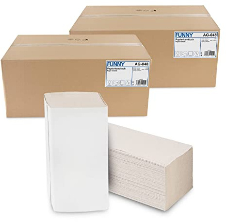 Funny Papierhandtücher (Papierhandtuch 2x 5000, Natur)